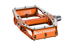 Bontrager Line Pro flat bicycle pedal (orange)