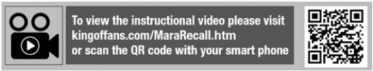 QR code for the recall instructional video