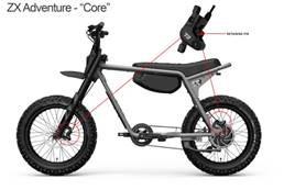 Recalled Super73 ZX Adventure Core e-bike - Model Year 2024