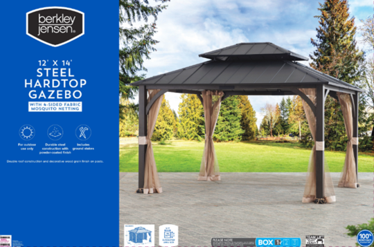 BJ’s Wholesale Club Recalls Berkley Jensen Gazebos Due to Injury Hazard ...