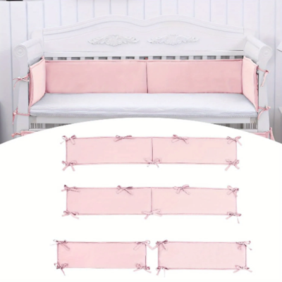 Light pink crib bumper online