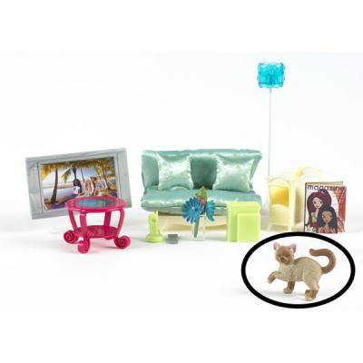 Recalled Barbie® Futon and Table Living Room Playset (lead paint on cat)