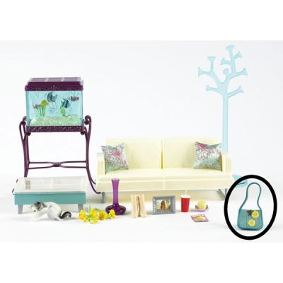 Recalled Barbie® Couch & Table Living Room Playset (lead paint on purse)