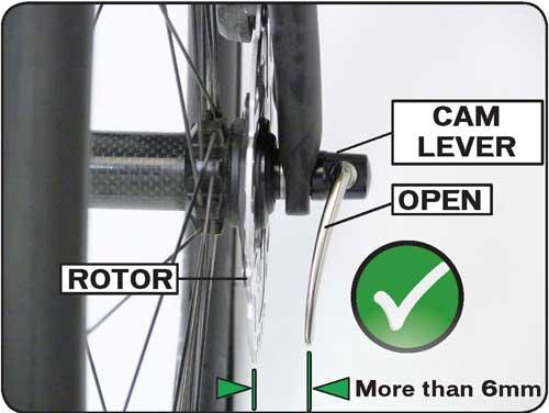 Bike wheel release sales lever