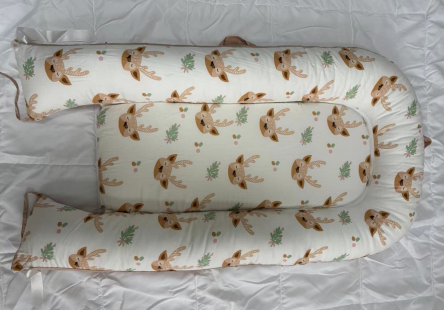 Recalled Cosy Nation Baby Lounger in Deer print