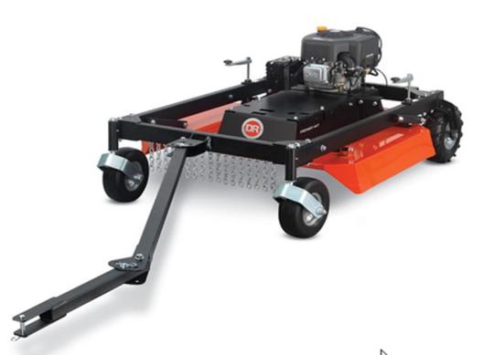 Recalled DR Power Equipment Tow Behind Field and Brush Mower