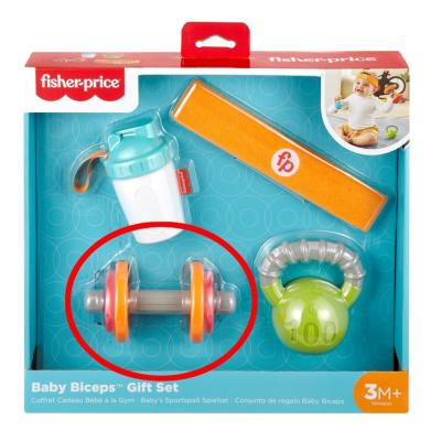 Dumbbell toy sold with Baby Biceps Gift Set