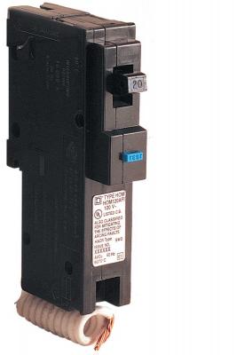 HOM CIRCUIT BREAKER- Test Button is BLUE on Recalled Circuit Breakers