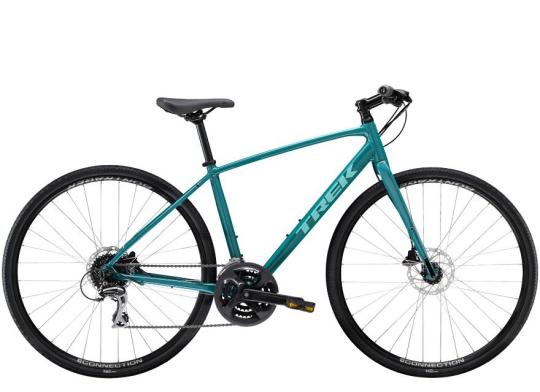 Trek bike with clearance disc brakes