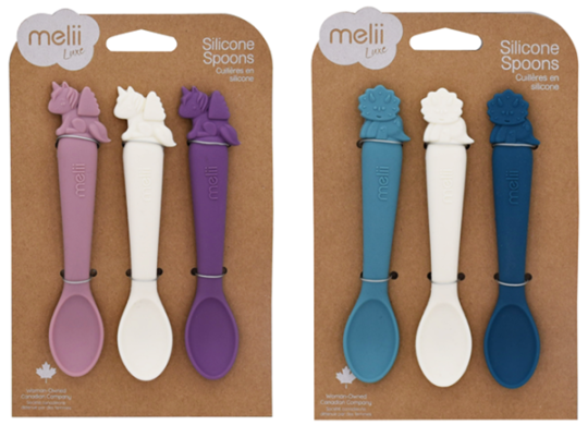 Recalled Melii Baby Silicone Spoons (3 Pack)