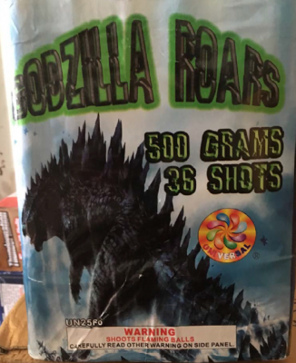 Godzilla Roars 36 Shot Cake