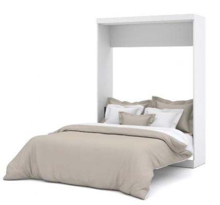 Bestar audrea queen wall on sale bed in white