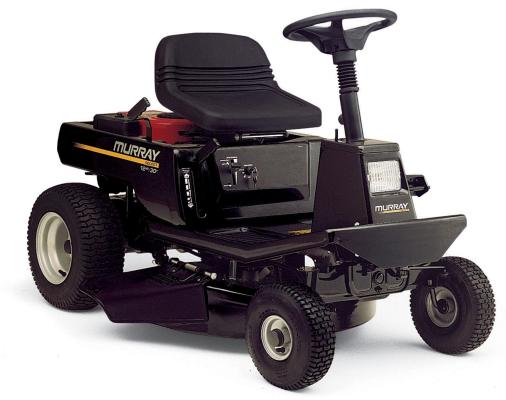 Rear engine clearance riding lawn mowers