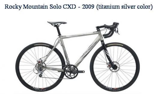 Rocky mountain sale solo cxr