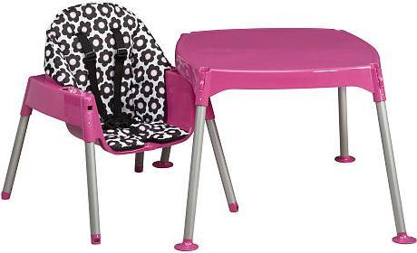 Evenflo high chair online and table