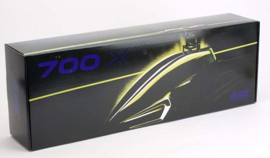 Blade 700 X Pro Series Kit and Pro Series Combo packaging