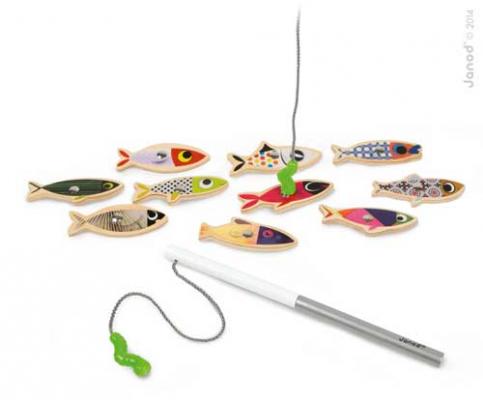 Wooden Fishing Pole With Magnetic Fish Wooden Fishing Pole Fishing Pole Toy  Kids Fishing Pole -  Canada