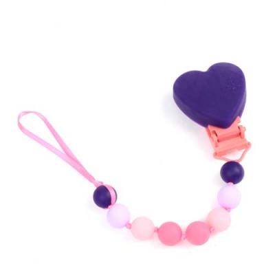 Silicone Pacifier Clip by Chewbeads