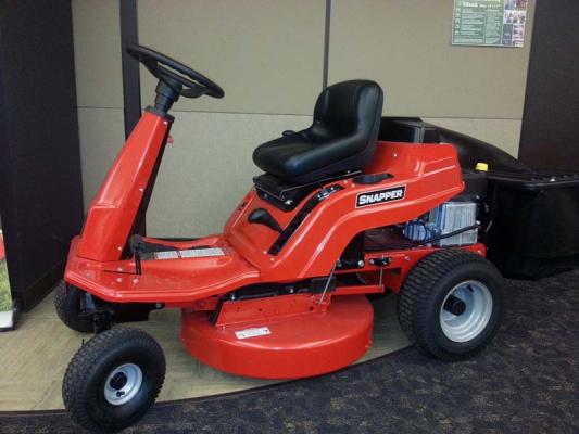 Snapper ride on online mower