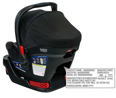 Britax b outlet safe 35 installation