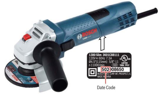 Robert Bosch Tool Recalls Grinders Due to Risk of Burns CPSC.gov