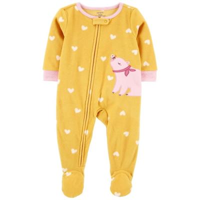 Yellow best sale footie pajamas