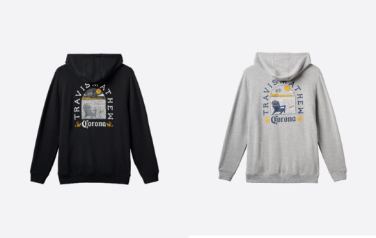 Recalled Men’s Abject Lesson Hoodies in Black and Heather Gray with “Corona” Logo