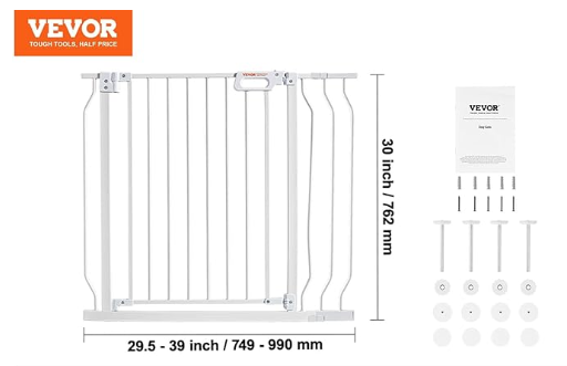 Recalled Vevor baby gate and accessories