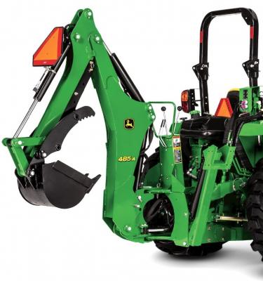 Lawn mower backhoe discount attachment