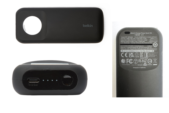 Recalled Belkin BoostCharge Pro Fast Wireless Charger and Power Bank 10K