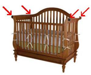 Bassett crib replacement parts deals