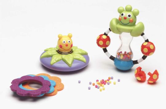 Recalled "Hourglass Space Sprout" and "Look for Me Bumblebee" toddler toys 
