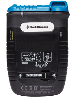 Recalled Black Diamond Recon LT avalanche transceiver (back)