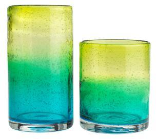 Recalled Blue/Green Dual Glassware Pieces