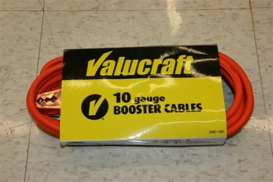 Recalled Valucraft booster cables, ten gauge