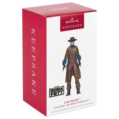 Collectible Box for recalled Hallmark Keepsake Christmas Tree Ornament - Cad Bane - Star Wars: The Book of Boba Fett