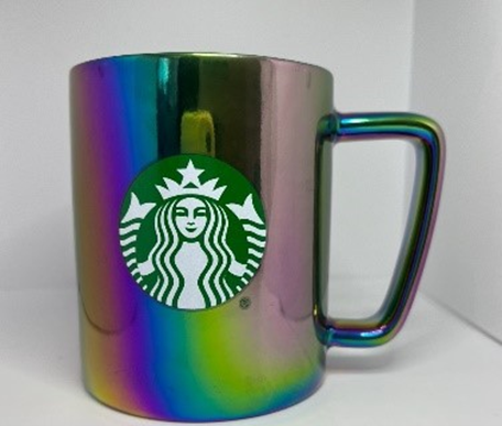 Recalled Starbucks Holiday Gift Set with 2 Mugs (Close-up of Mug)