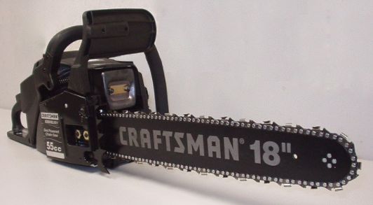 Recalled Craftsman Brand Gasoline Chain Saw