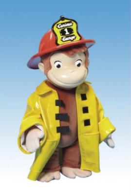 Recalled Curious George Plush Doll - Fireman