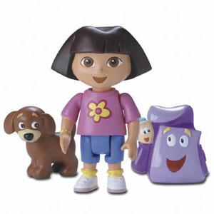 Recalled Dora, Backpack, Perrito Figure Pack, #C6908