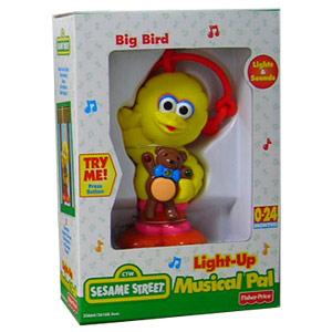 Recalled Big Bird Light Up Musical Pal, #33664