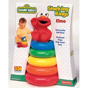 Recalled Elmo Stacking Rings, #34658