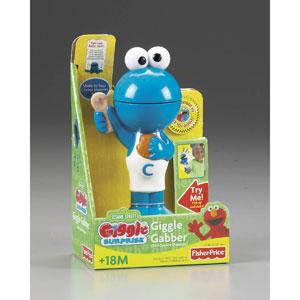 Recalled Giggle Grabber Chef Cookie Monster, #J5936