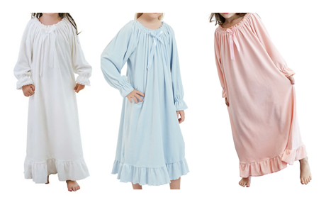 Camisones Girls Princess Nightgown (camisón de dormir de princesa para niñas) y Winter Soft Fleece Long Sleeve Sleepwear (ropa de dormir de invierno de franela suave de manga larga) retirados del mercado
