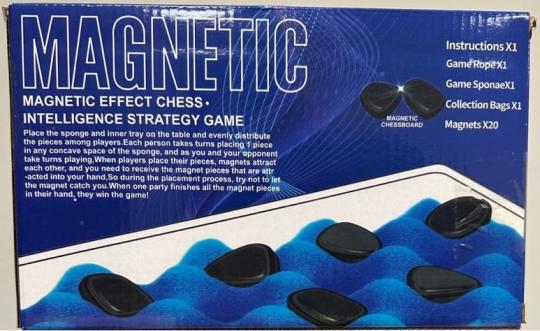 Kidbro Magnetic Chess Game (Back of Box)