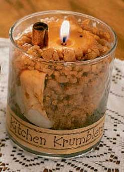 Recalled Kitchen Krumblers Apple Cinnamon Candle