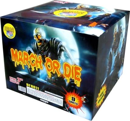 Recalled March or Die Mine/Shell Fireworks