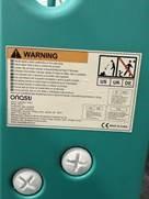 The Onasti logo appears on the warning label on the side of the stool