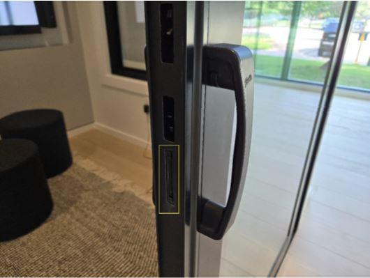 Doors’ locking panel sensor location