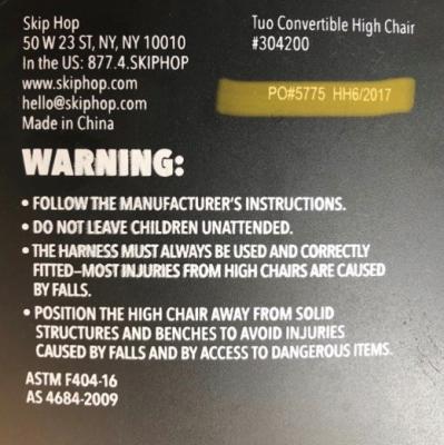 The style number and date code can be found on the back of the chair. 